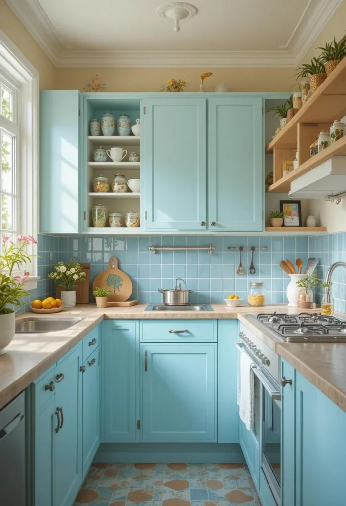 Stylish Tiny Kitchen Designs to Keep You Inspired 13