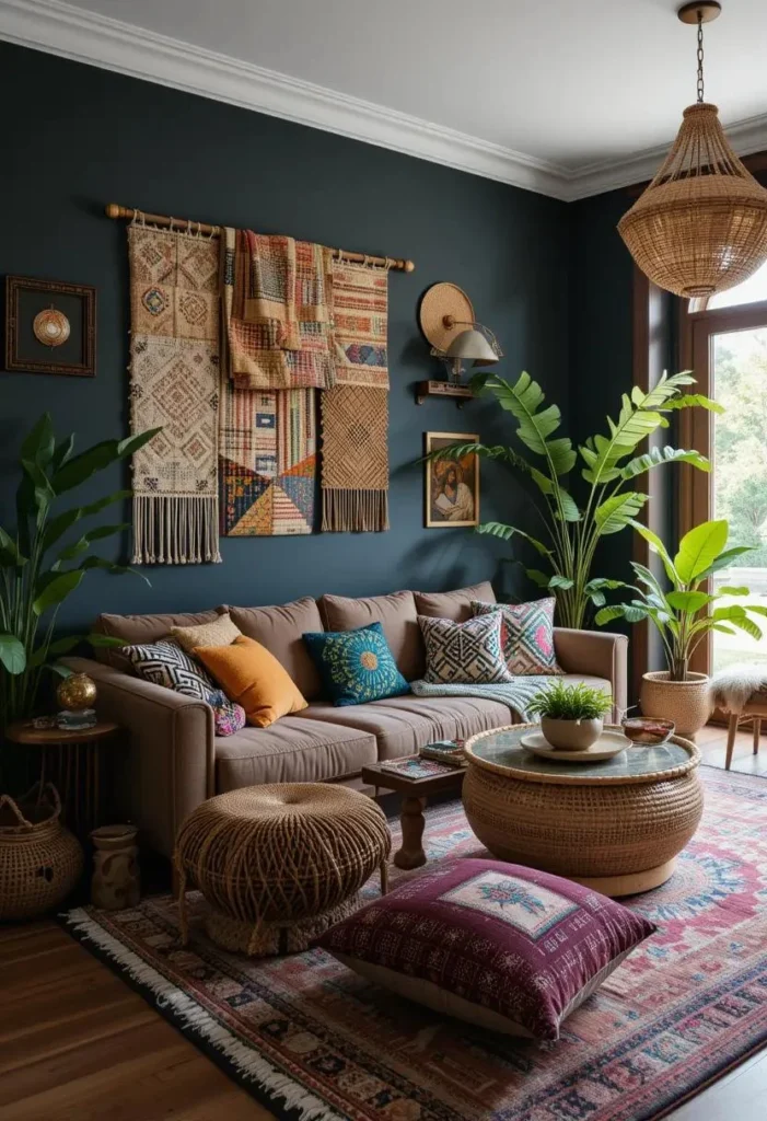 Bohemian Living Room Ideas for a Cozy 13