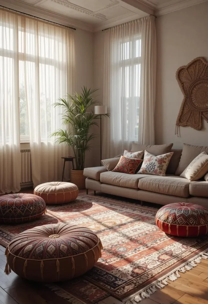 Bohemian Living Room Ideas for a Cozy 3