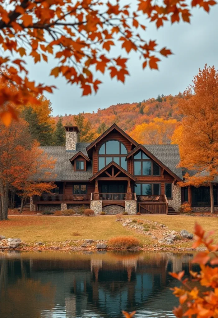 Waterfront Log Cabins Nestled in Nature 11