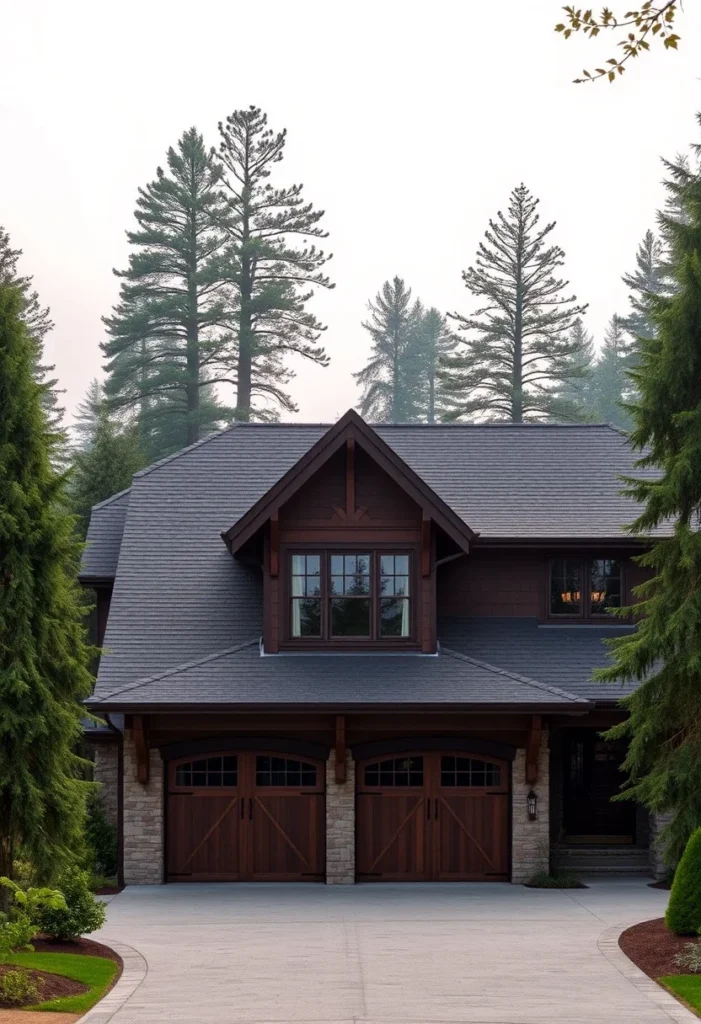 Craftsman house with 2-car garage, bonus room