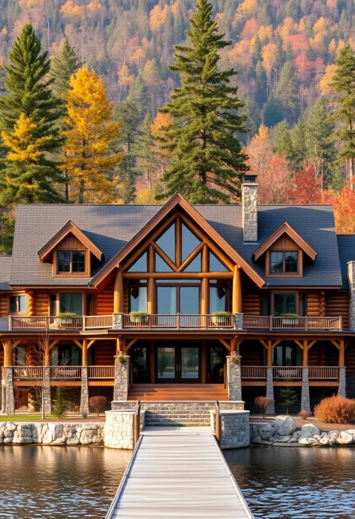 Waterfront Log Cabins Nestled in Nature 3