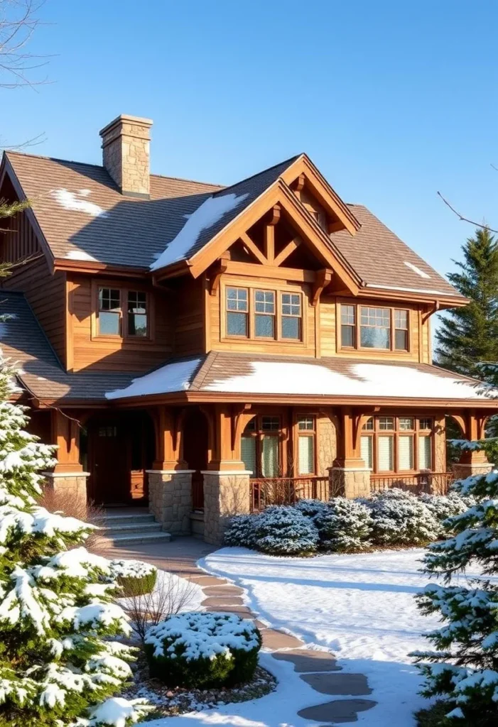 Craftsman bungalow, possibly Crystal Mountain Resort, Michigan