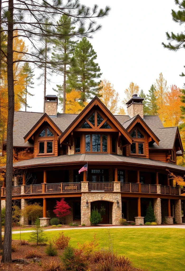 Waterfront Log Cabins Nestled in Nature 8