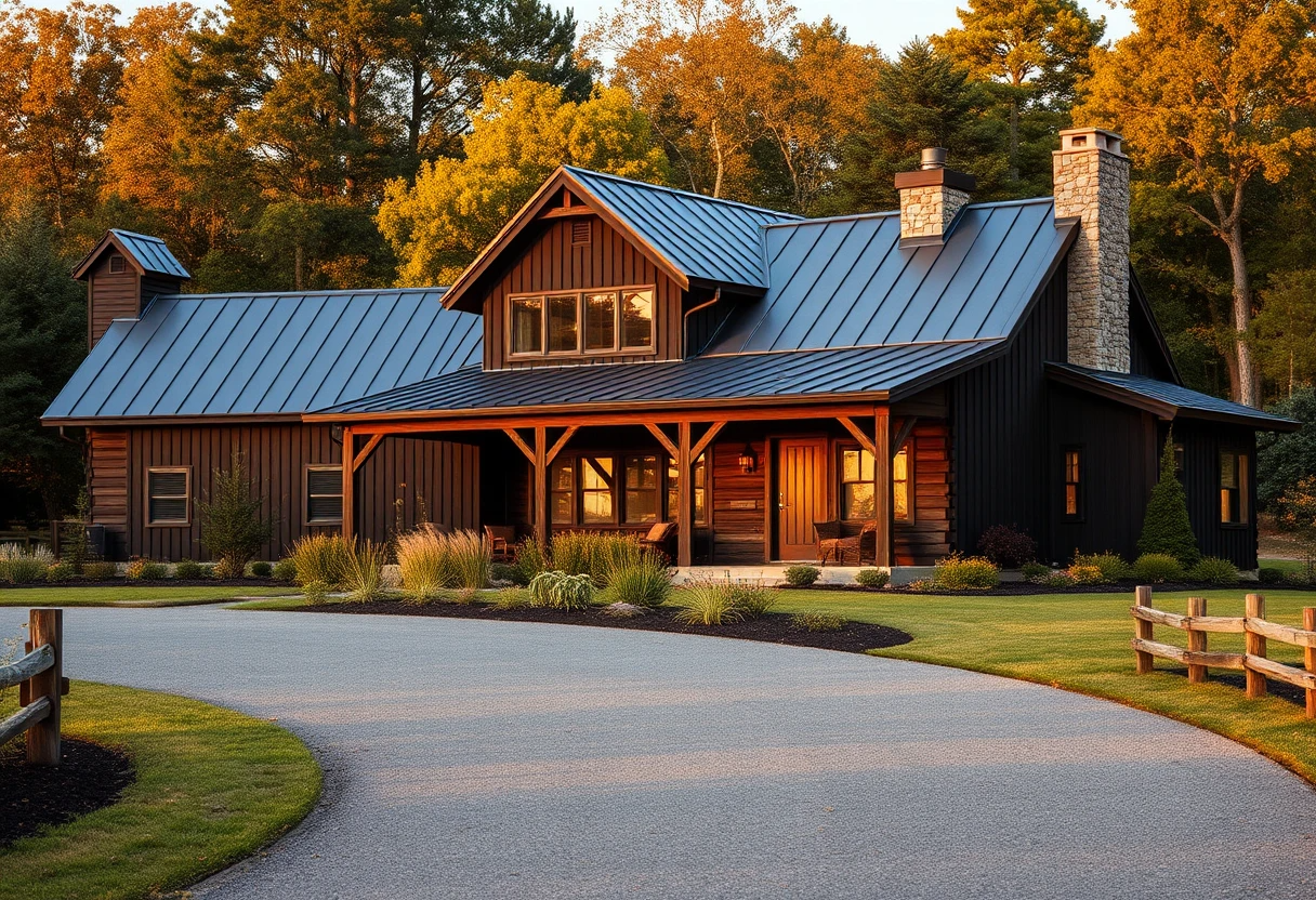 Modern Black Farmhouse Feature