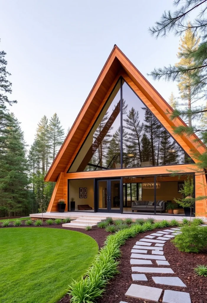 dreamy A-frame house