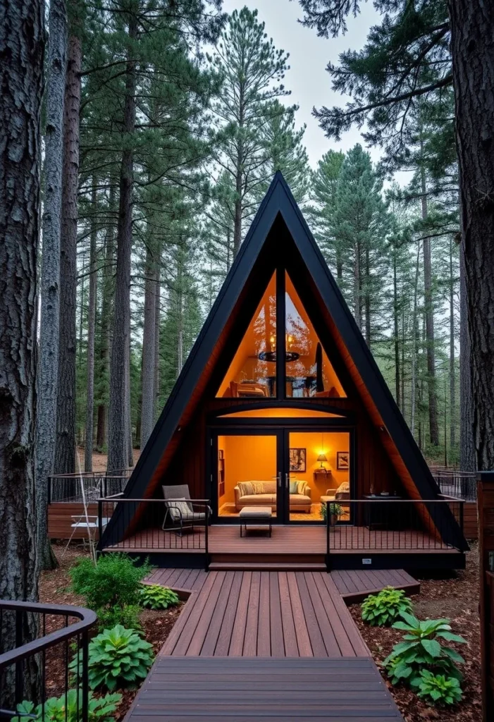 dreamy A-frame house