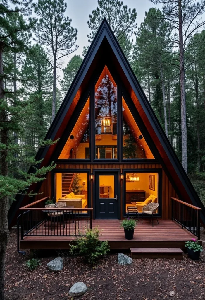 dreamy A-frame house