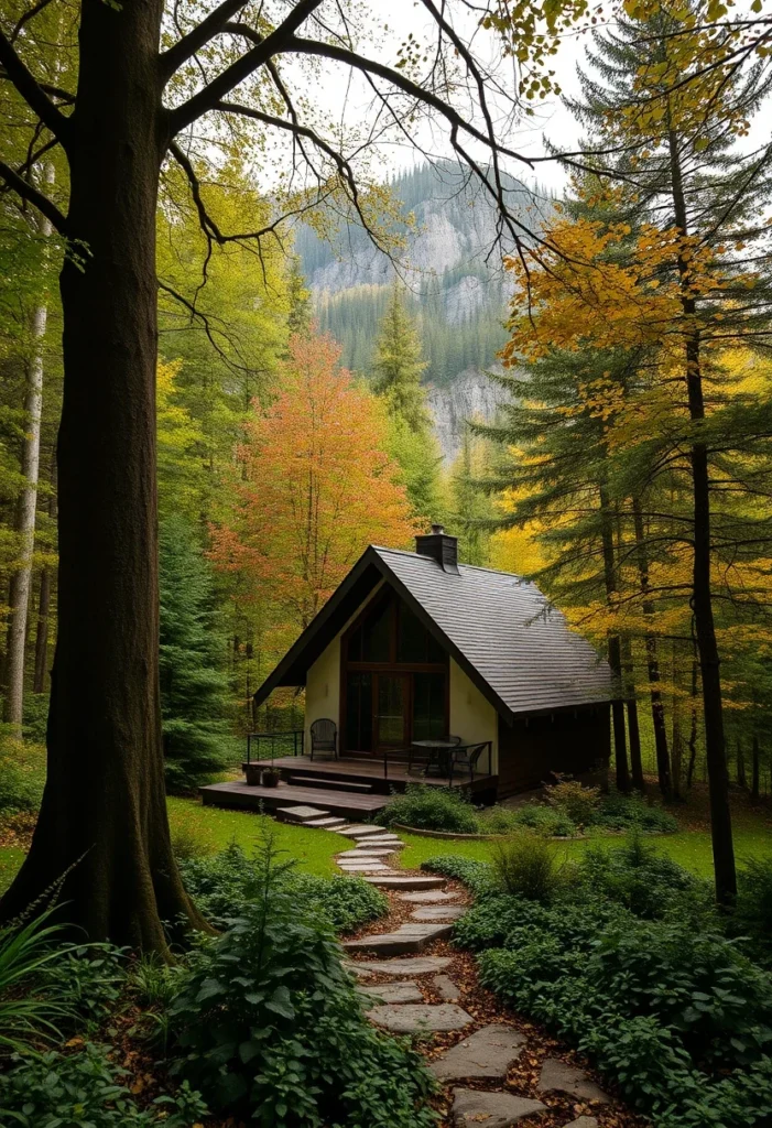 Secluded tiny house surrounded by nature, perfect escape.