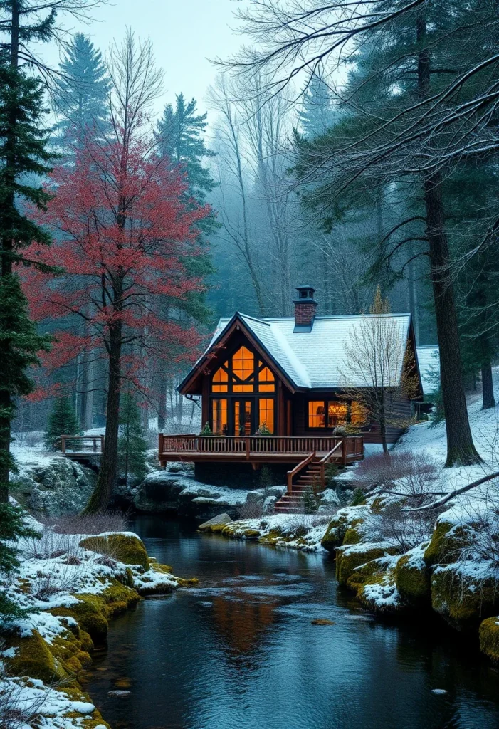 Riverside tiny house, tranquil nature lover's getaway.