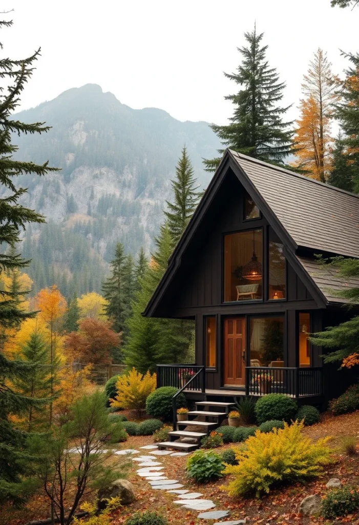 Tiny house cabin in the mountains, perfect nature lover's getaway.