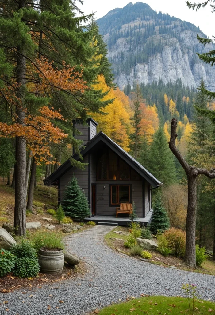 Secluded tiny house in the mountains, perfect for nature immersion.