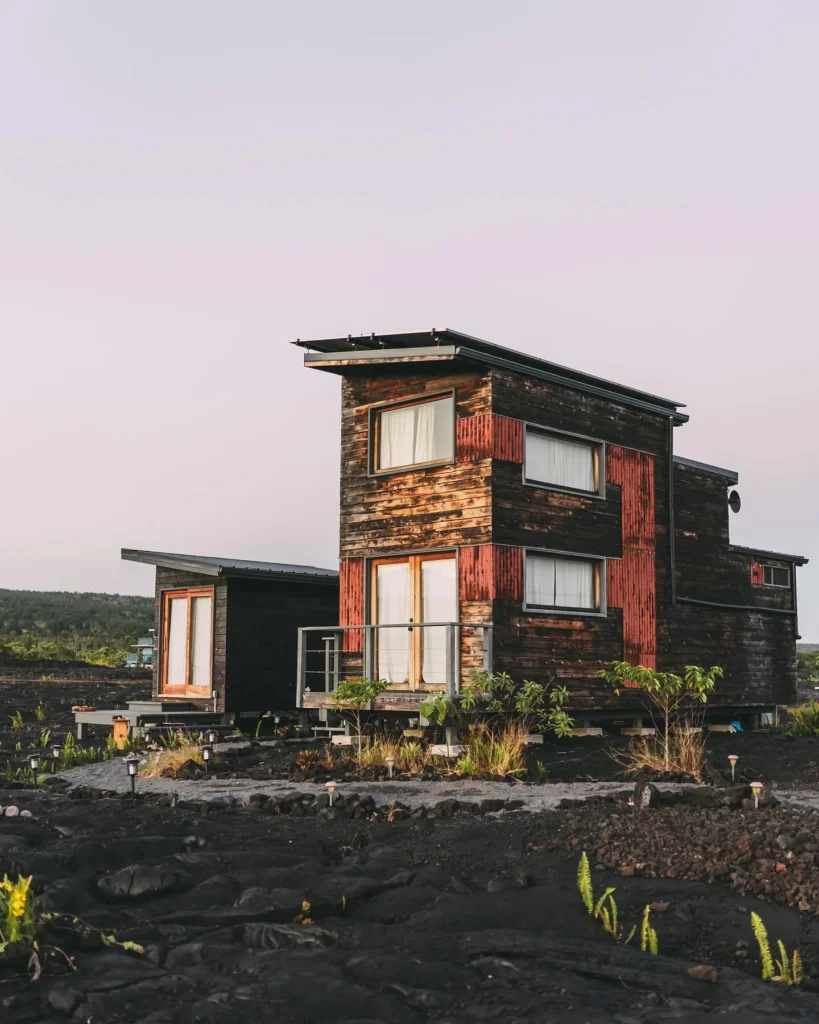 Stunning house design built with reclaimed materials.