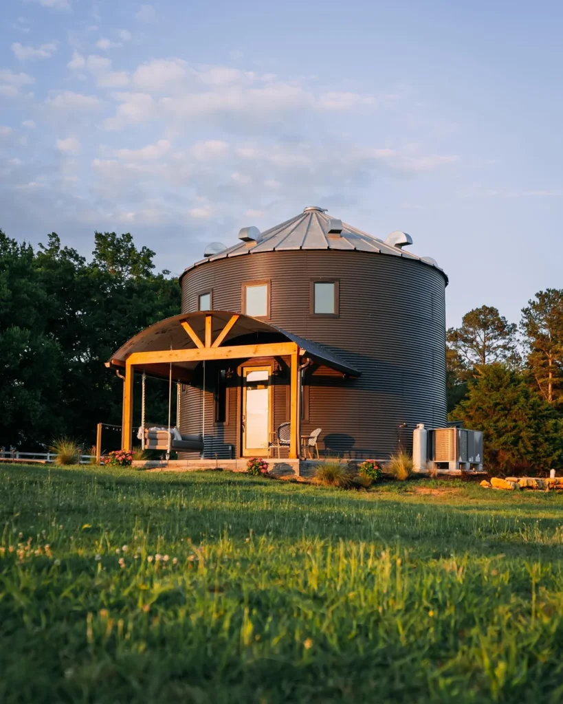 Unique grain silo converted into a stunning house design.