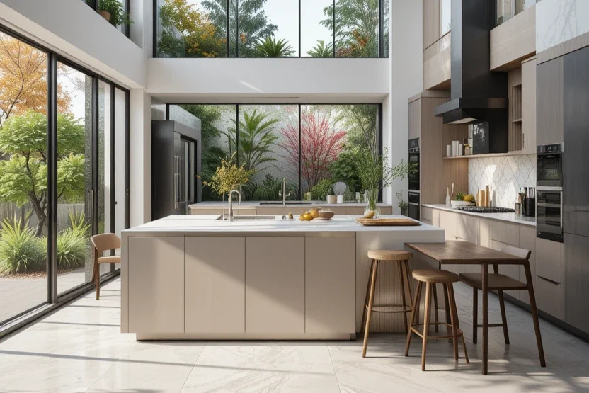 Modern Open Kitchen Feature