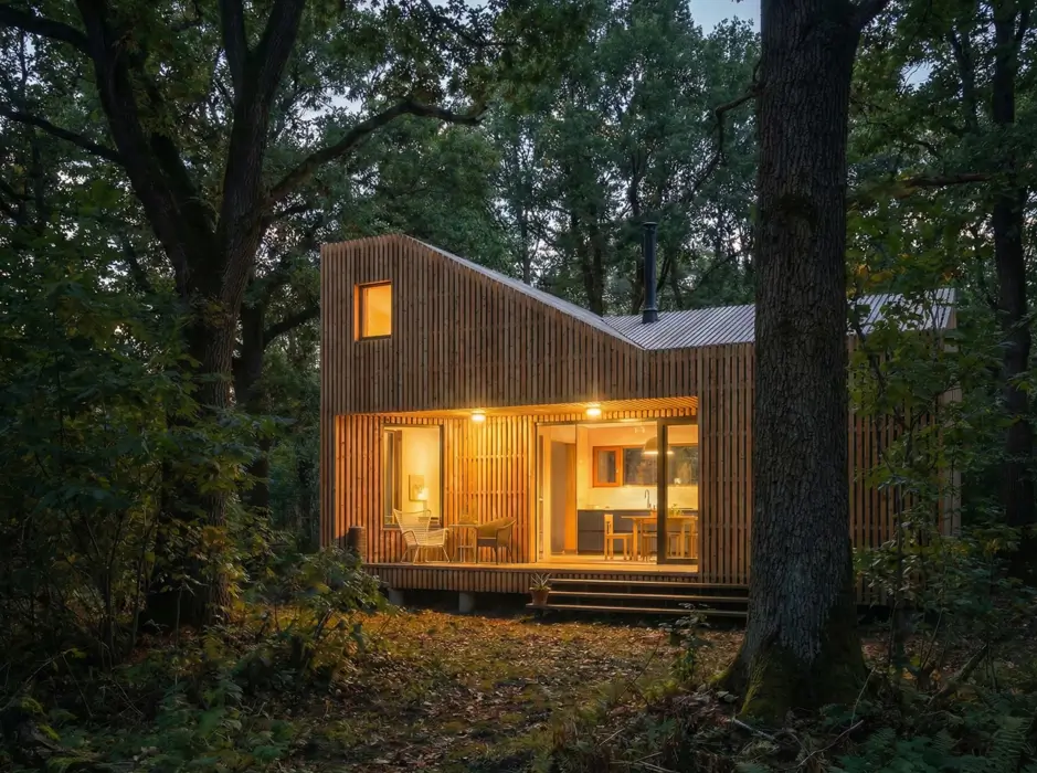 33 Small Scandinavian House Ideas That Prove Less Is More 115 Feature image for a guide on 33 small Scandinavian house designs, showcasing warm minimalism and indoor-outdoor living in a Nordic setting.