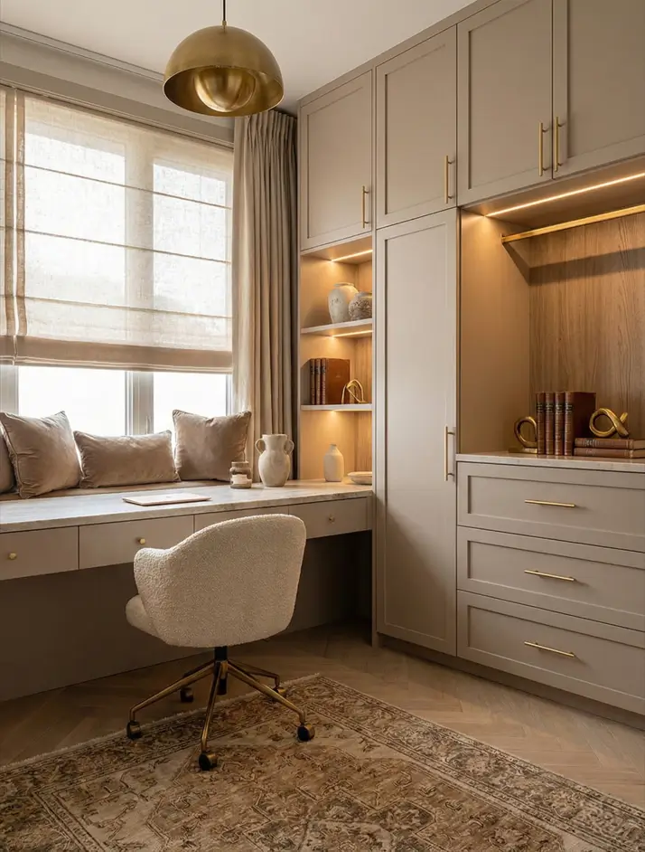 7 Ways to Cool Your Home Without Air Conditioning 4 Living space with layered curtains and light-filtering blinds that block direct sunlight while keeping the room bright and comfortable.